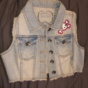 Custom Made Denim Vest
